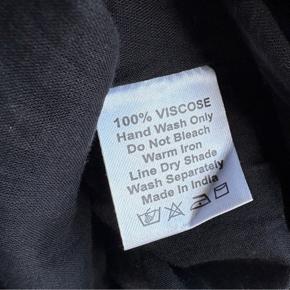 NWT Marea by Liz Joy Mary Top in Black Gold Dot M - Picture 7 of 7